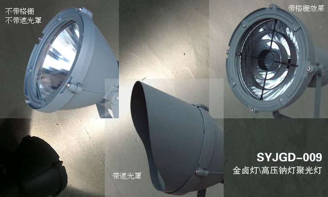 户外窄光束聚光星空(中国)(SYJGD-009)实拍照射效果及星空(中国)具外形